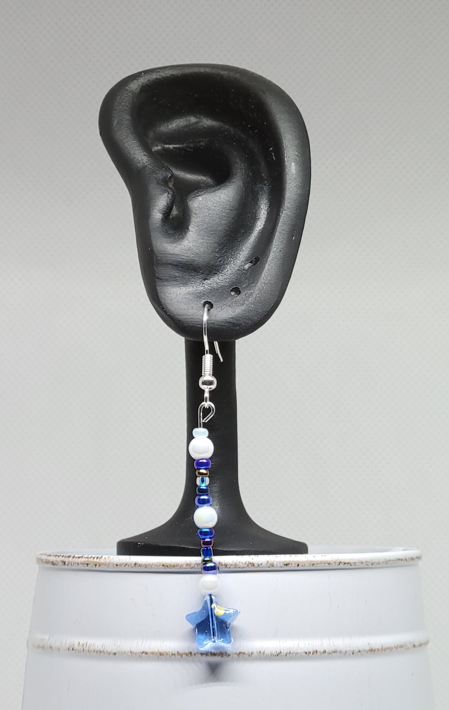 Space-Themed Dangle Earrings by When The Sun Doth Sleep