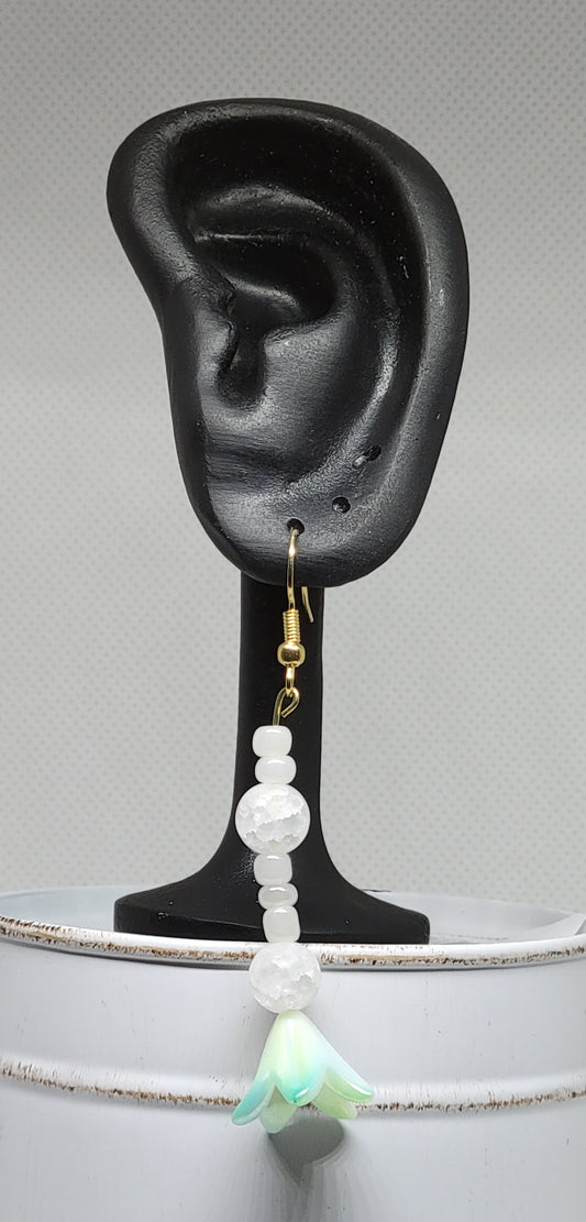 Lily Dangle Earrings – Multiple Colors & Metals by When The Sun Doth Sleep