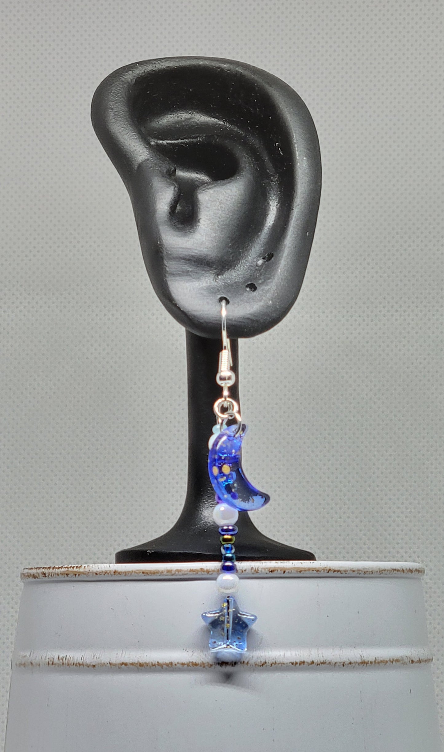 Space-Themed Dangle Earrings by When The Sun Doth Sleep