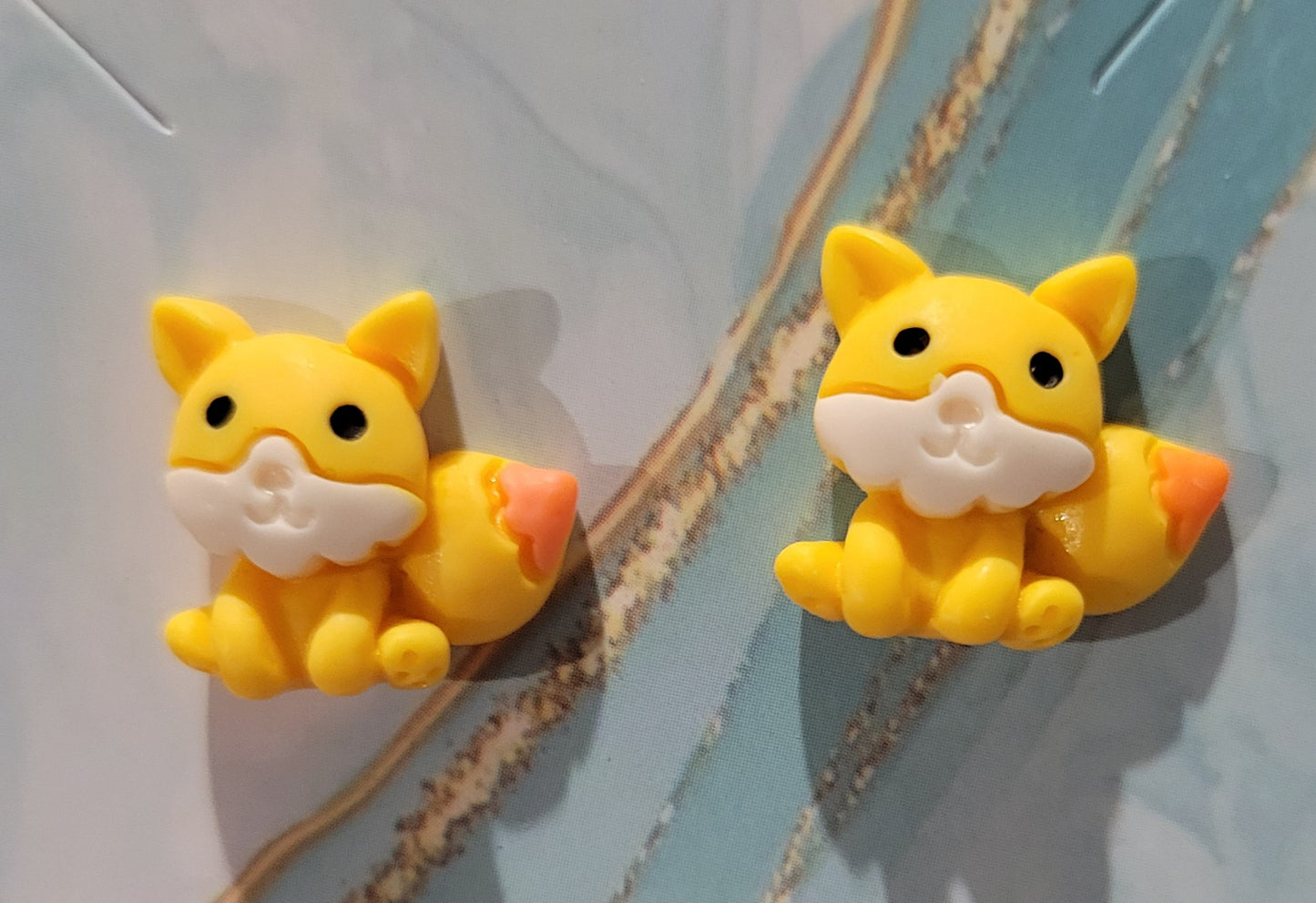 Fox Stud Earrings by When The Sun Doth Sleep