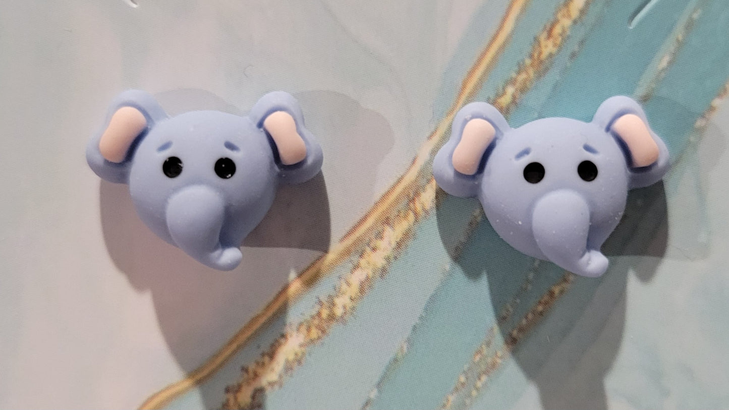 Elephant Stud Earrings by When The Sun Doth Sleep