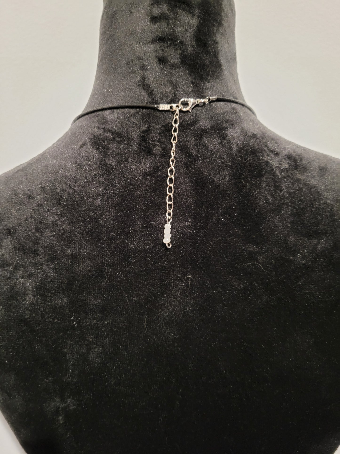 Silver Bunny Rope Necklace by When The Sun Doth Sleep