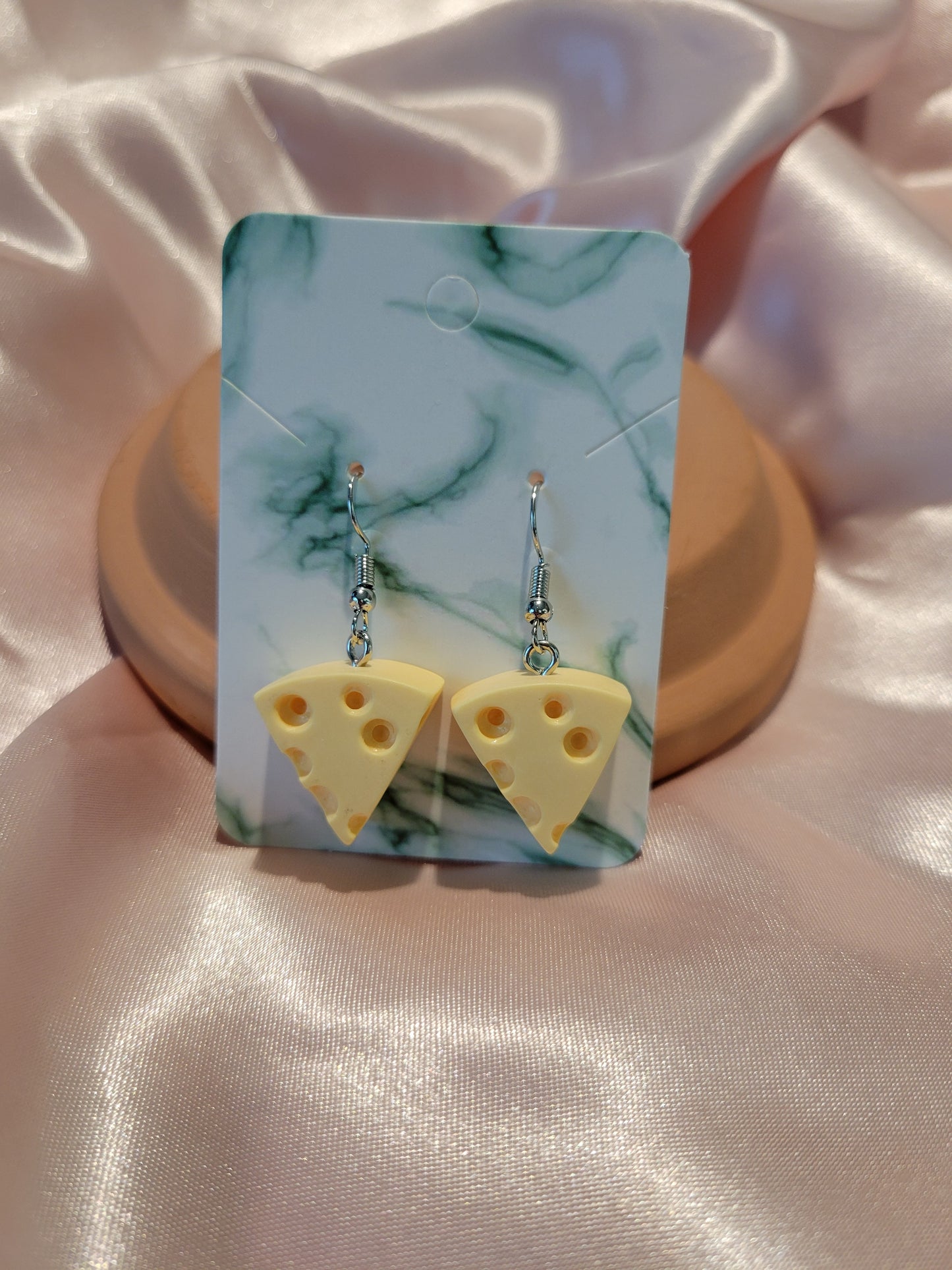 Say Cheese Dangle Earrings by When The Sun Doth Sleep