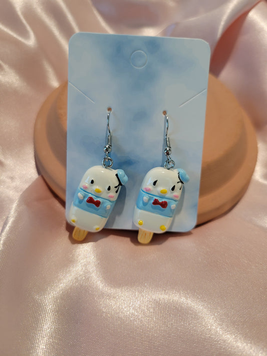 Popsicle Animal Dangle Earrings by When The Sun Doth Sleep