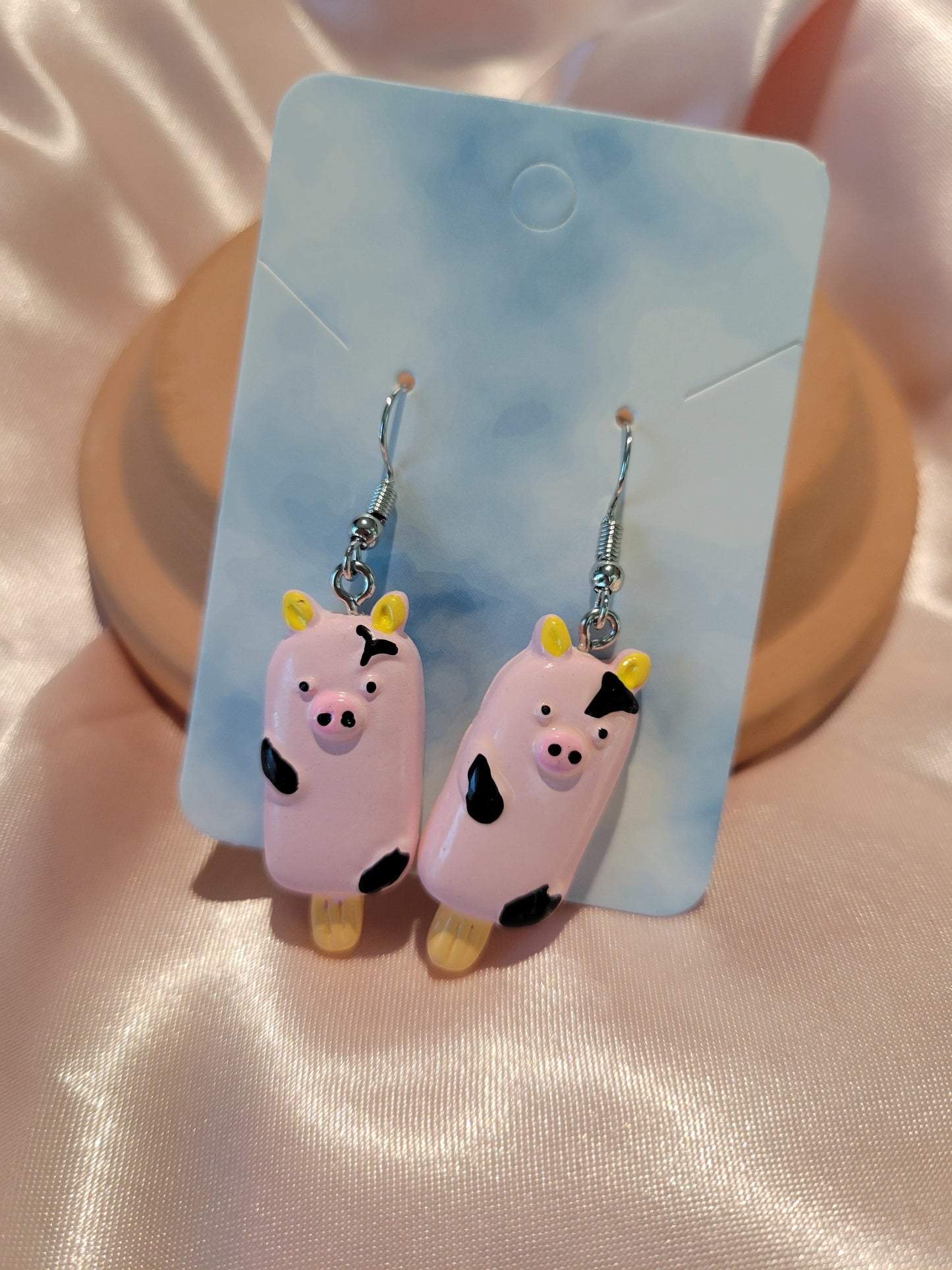 Popsicle Animal Dangle Earrings by When The Sun Doth Sleep