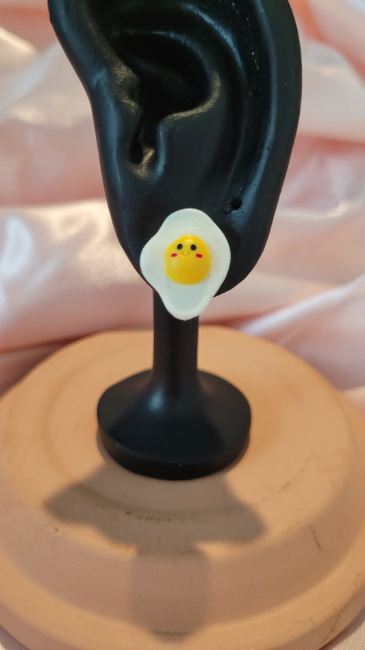 Egg 2.0 Stud Earrings by When The Sun Doth Sleep