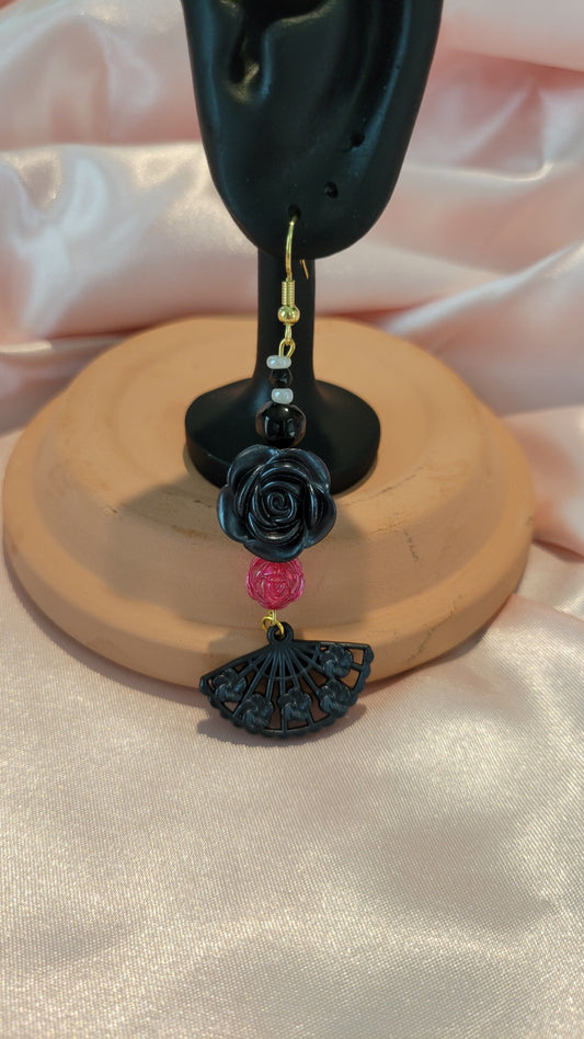 Día de los Muertos Dangle Earrings by When The Sun Doth Sleep