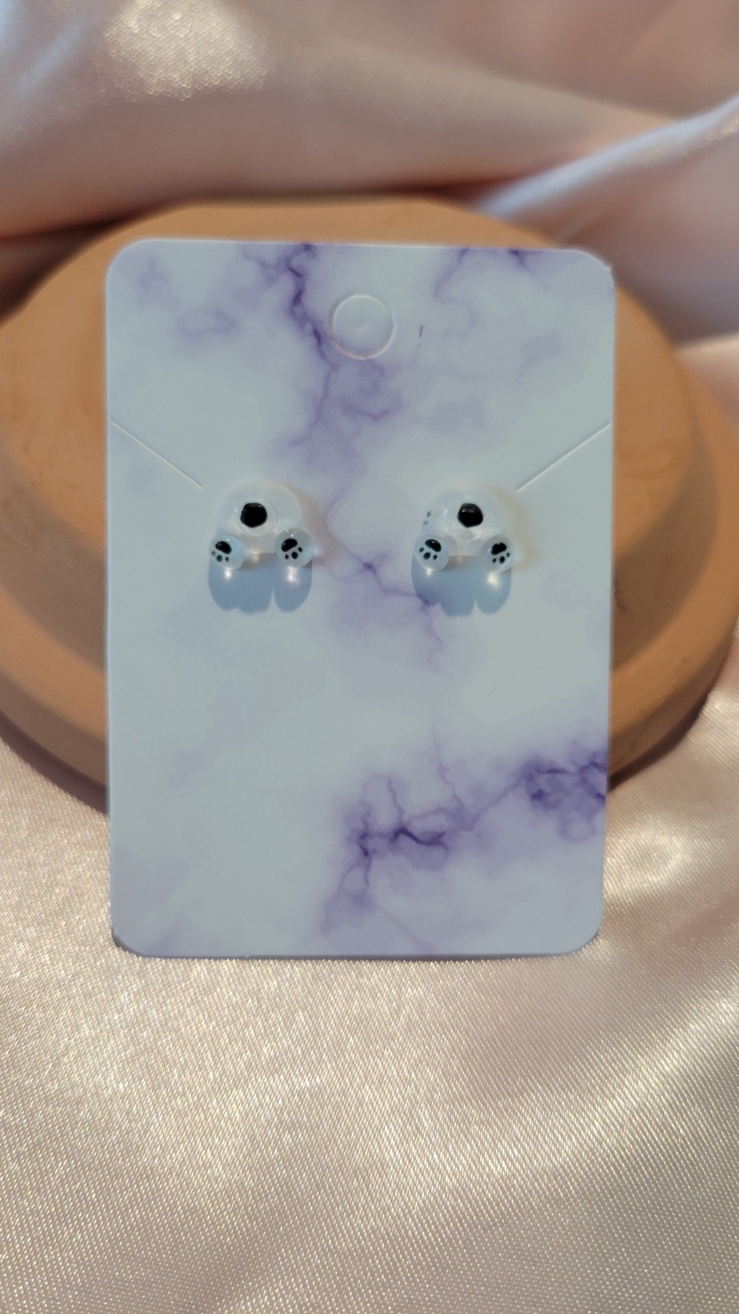 Panda Butt Stud Earrings by When The Sun Doth Sleep