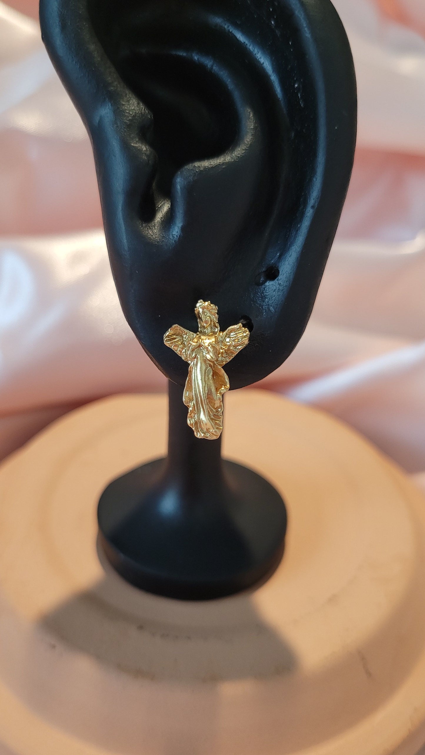 Angel Stud Earrings β Gold Collection by When The Sun Doth Sleep