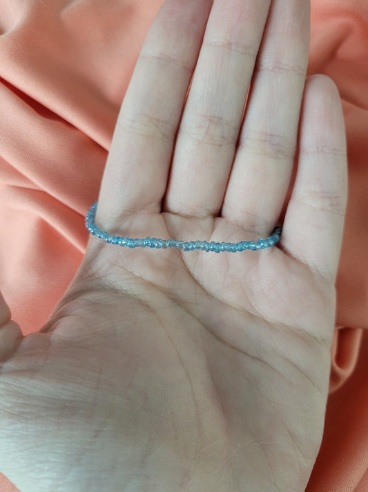 Single Color Bracelet: Icicle by When The Sun Doth Sleep