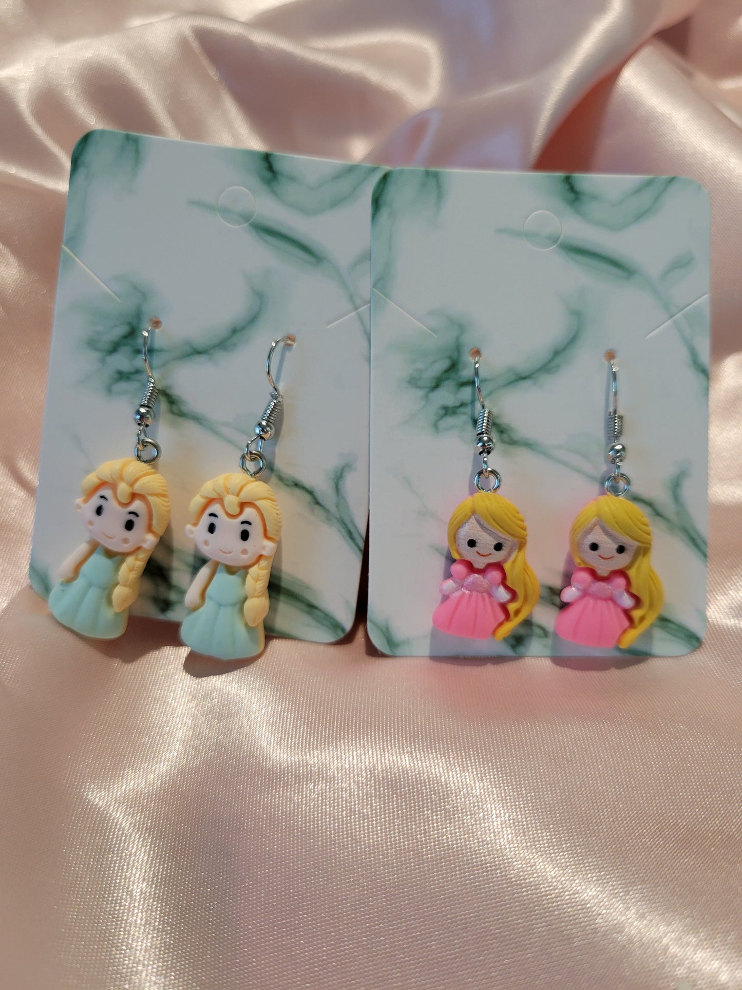 Disney Princesses (Earrings) by When The Sun Doth Sleep