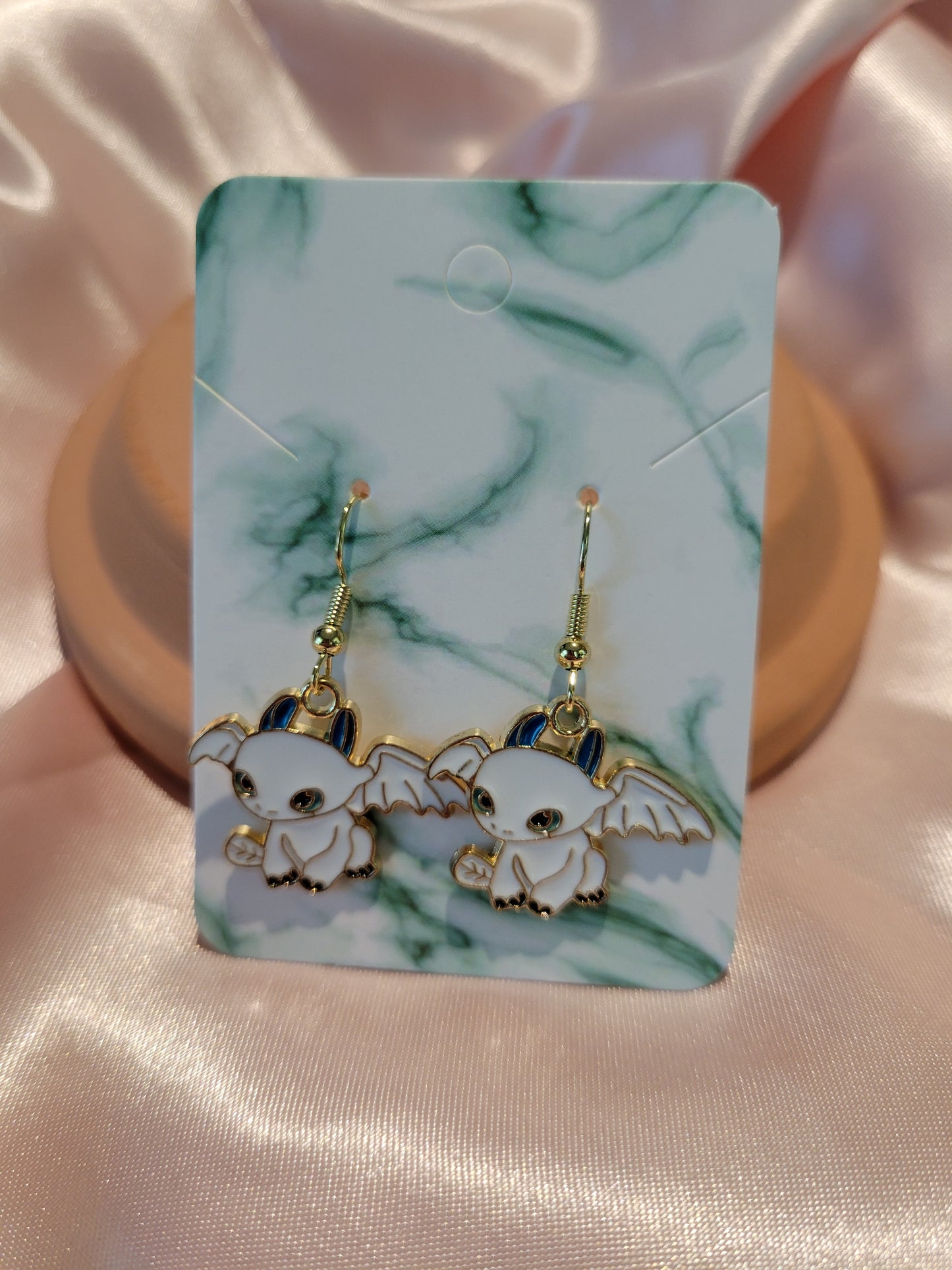Dragon Duo Dangle Earrings by When The Sun Doth Sleep