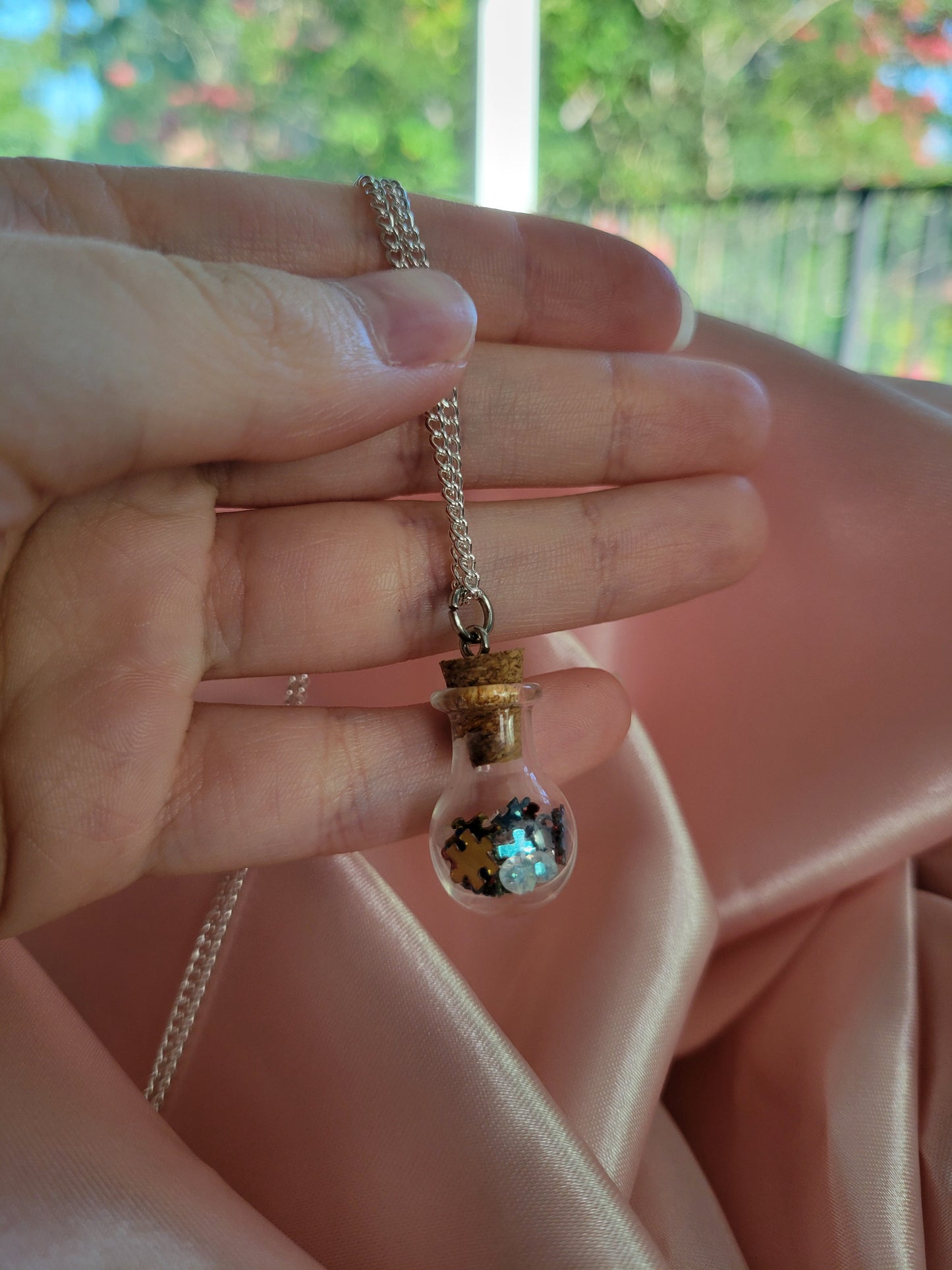 Autism Speaks Necklace by When The Sun Doth Sleep