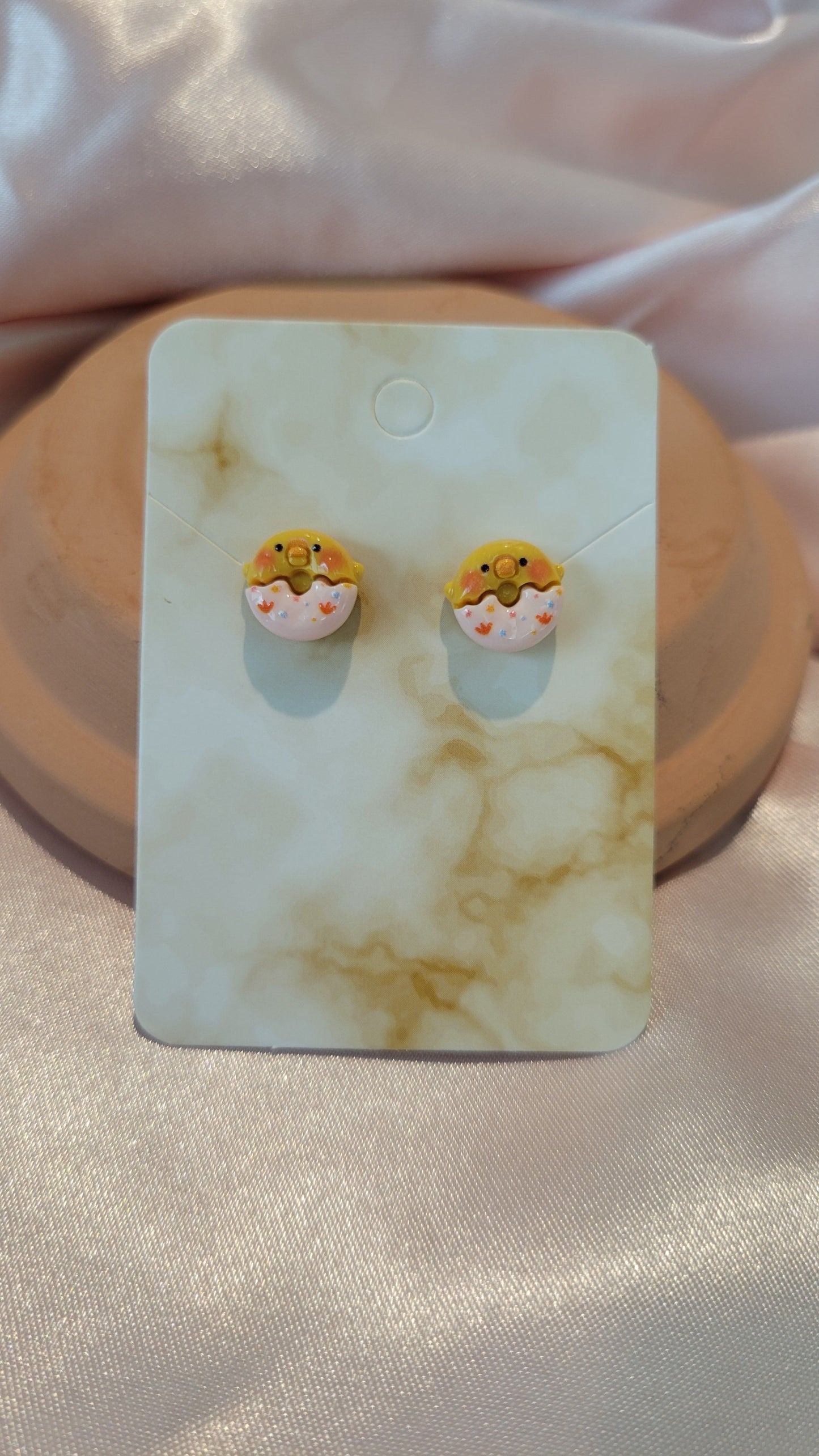 Donut Animal Studded Earrings by When The Sun Doth Sleep